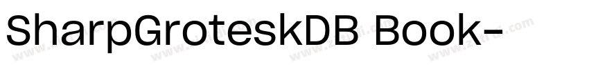 SharpGroteskDB Book字体转换